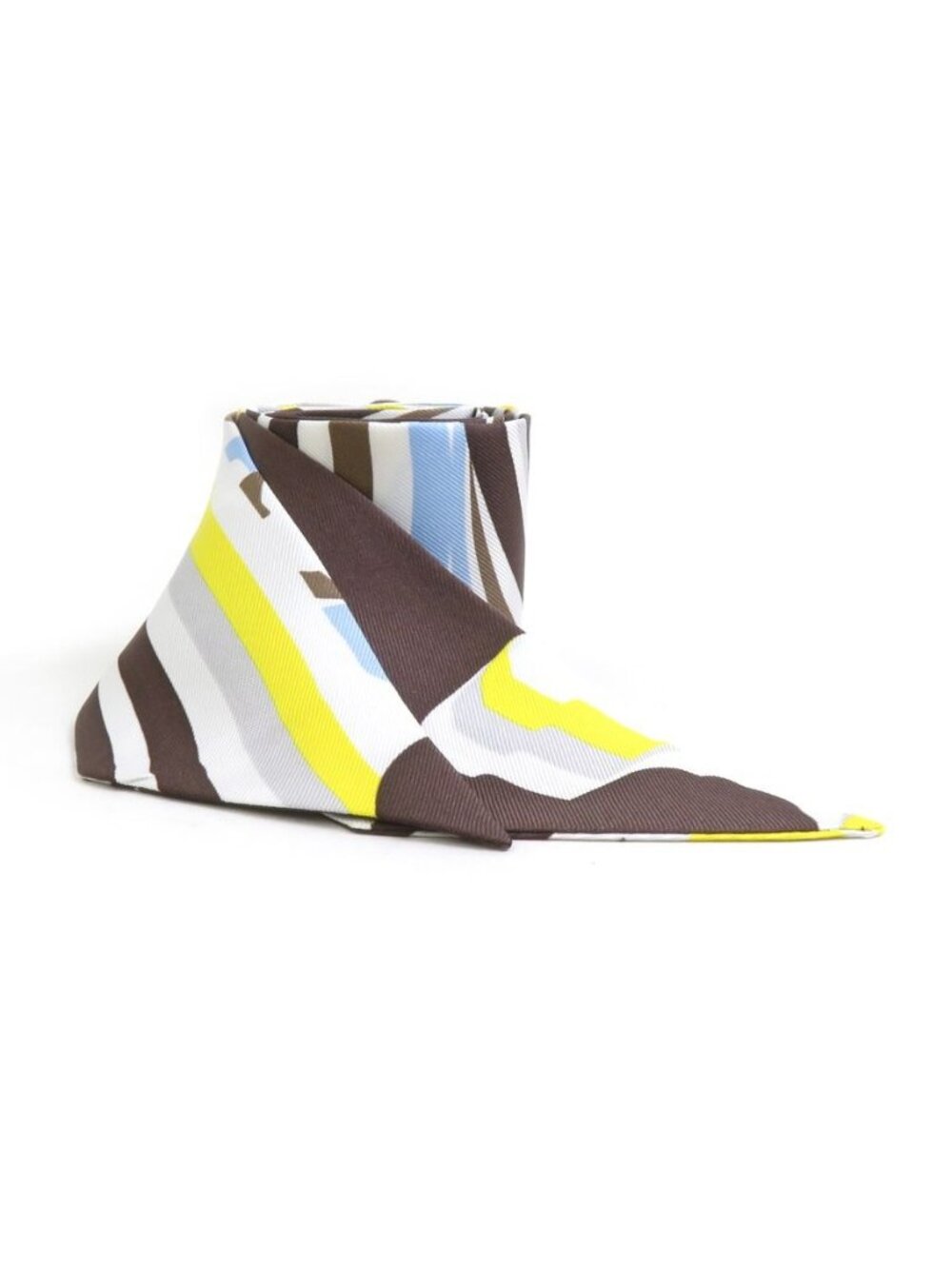 Hermes Scarf Twilly White